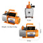Elitech SVP-7 Vacuum Pump 7 CFM 2 Stage Intelligent HVAC LMC-200A Refrigerant Charging Weight Recovery Scale